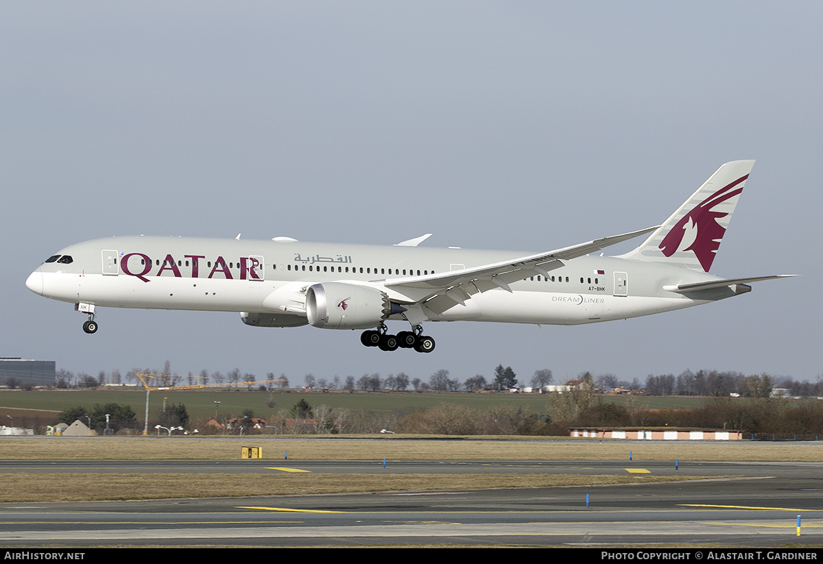 Aircraft Photo of A7-BHK | Boeing 787-9 Dreamliner | Qatar Airways | AirHistory.net #661973