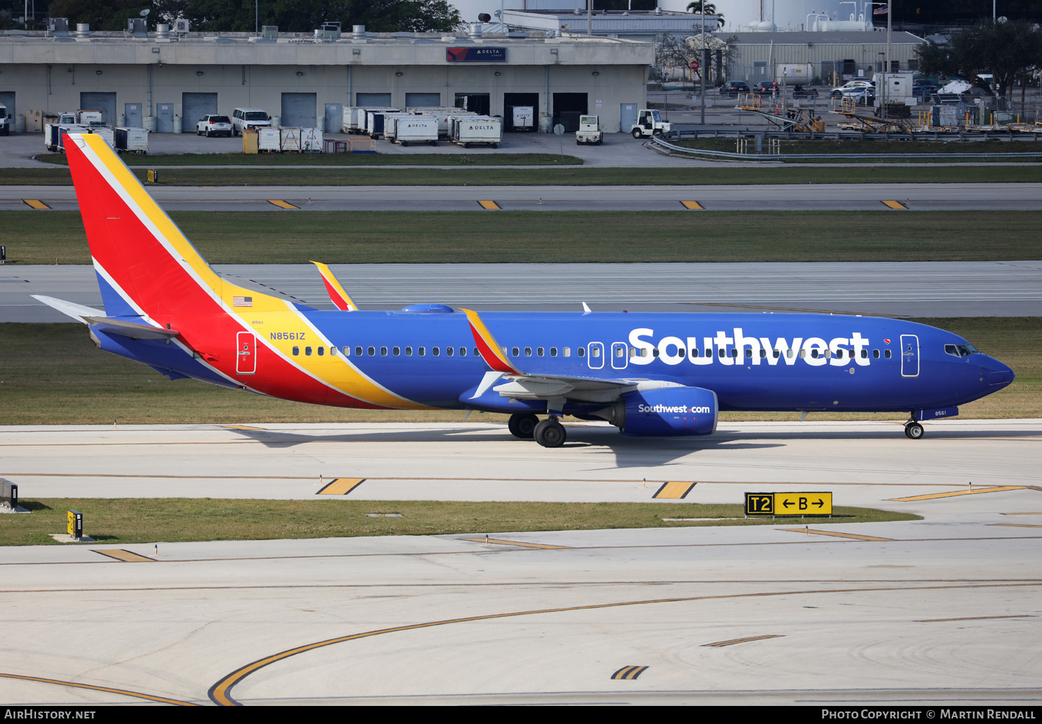 Aircraft Photo of N8561Z | Boeing 737-800 | Southwest Airlines | AirHistory.net #661978
