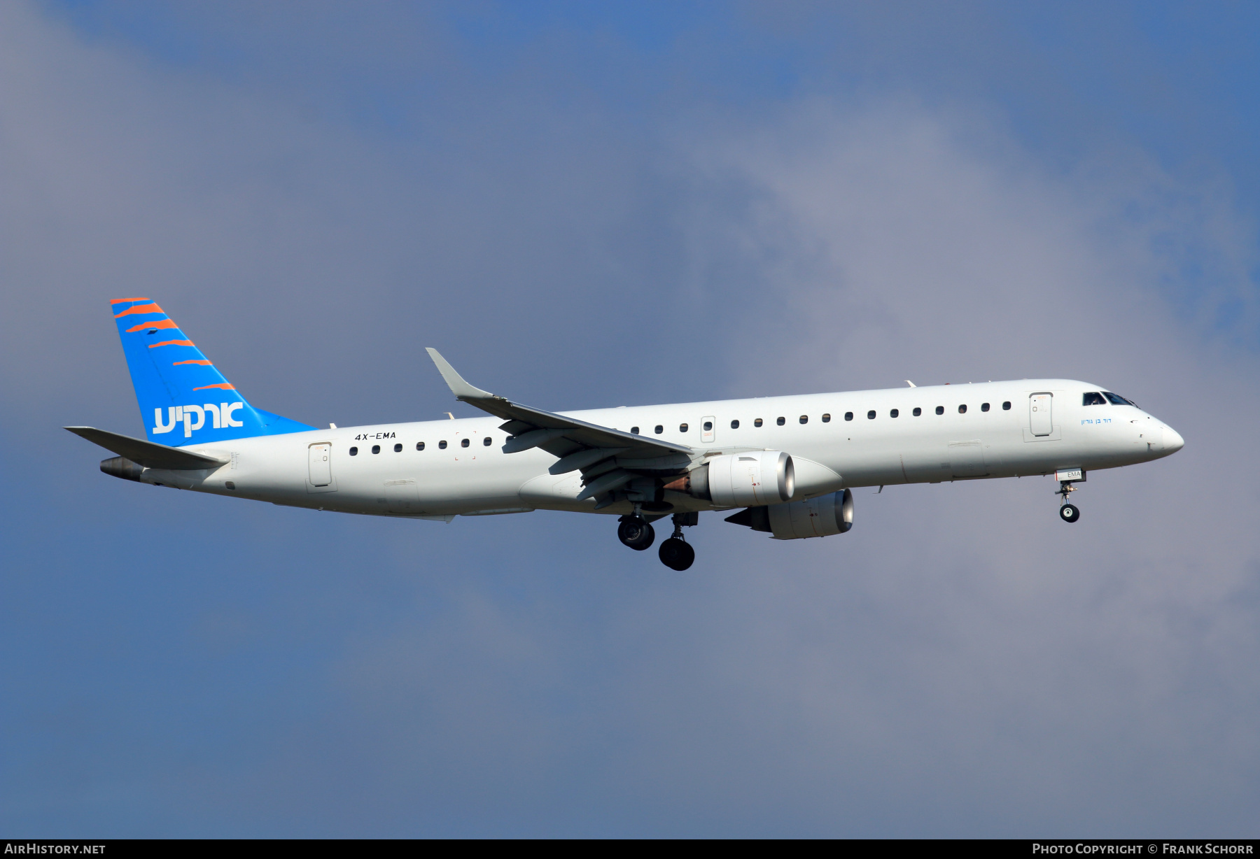 Aircraft Photo of 4X-EMA | Embraer 195LR (ERJ-190-200LR) | Arkia Israeli Airlines | AirHistory.net #661987