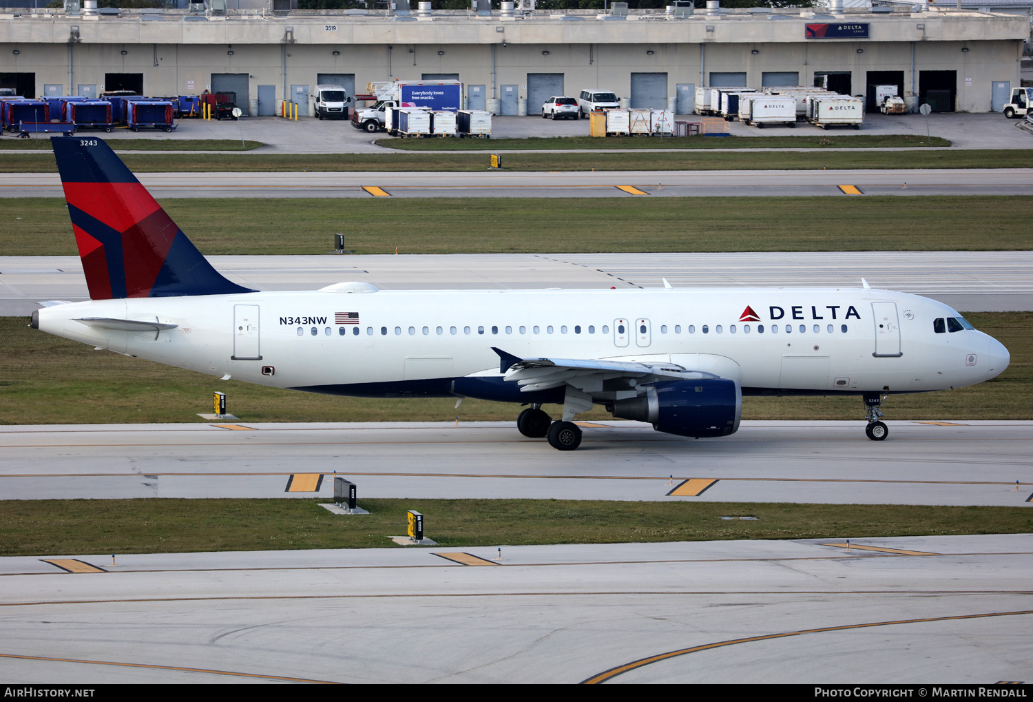 Aircraft Photo of N343NW | Airbus A320-212 | Delta Air Lines | AirHistory.net #661989