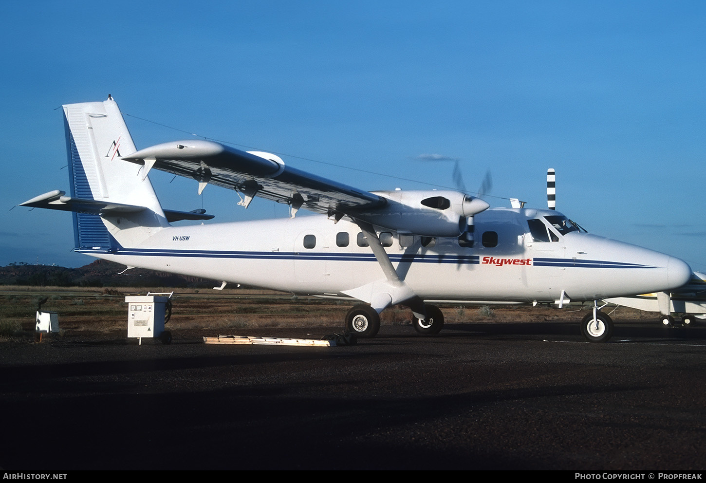 Aircraft Photo of VH-USW | De Havilland Canada DHC-6-320 Twin Otter | Skywest Airlines | AirHistory.net #661995