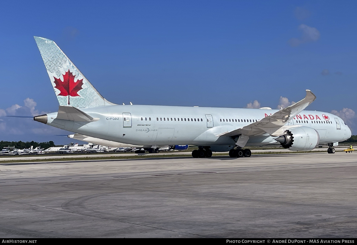Aircraft Photo of C-FGDZ | Boeing 787-9 Dreamliner | Air Canada | AirHistory.net #662022