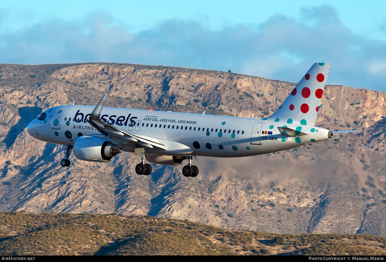 Aircraft Photo of OO-SBA | Airbus A320-251N | Brussels Airlines | AirHistory.net #662035