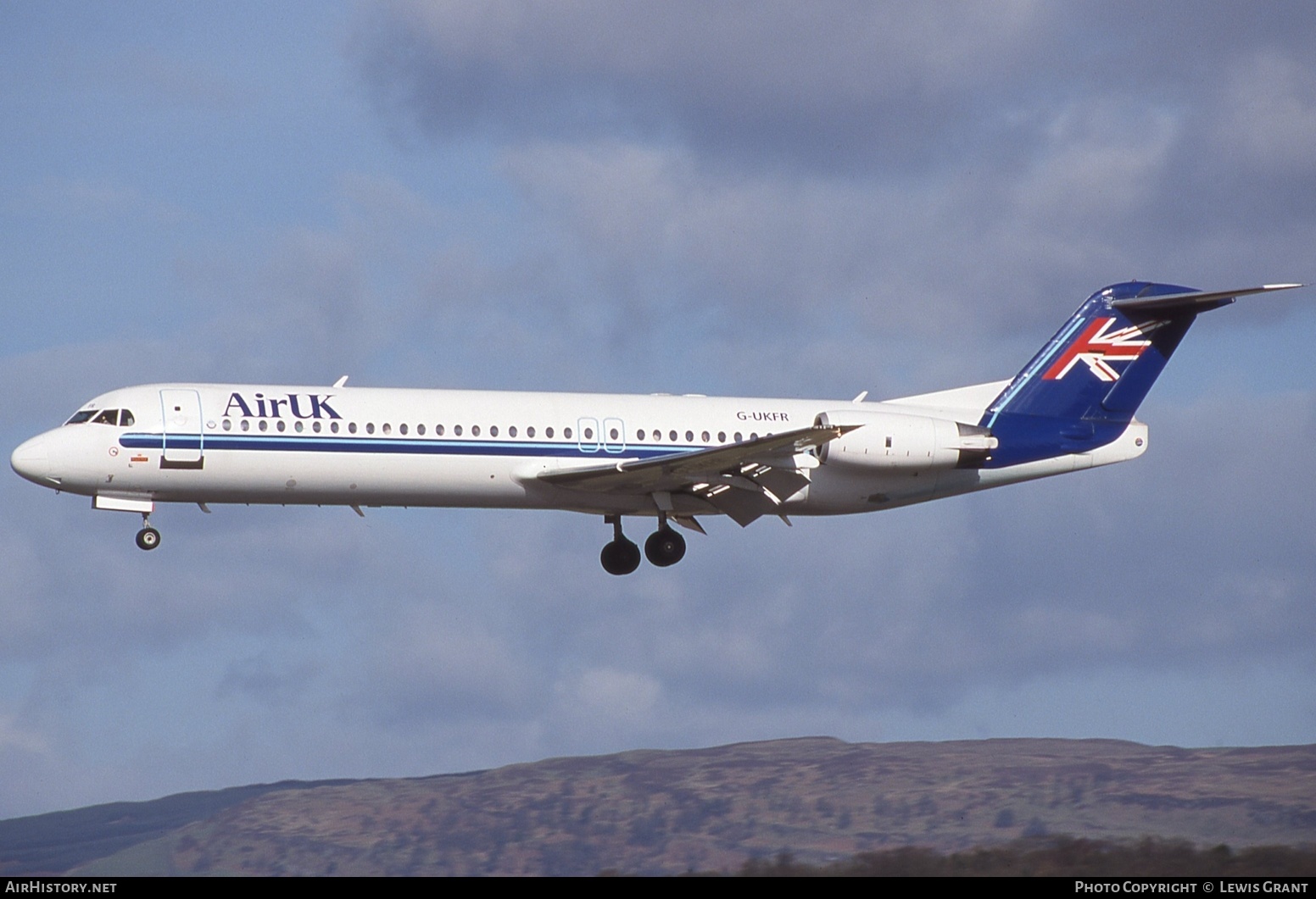 Aircraft Photo of G-UKFR | Fokker 100 (F28-0100) | Air UK | AirHistory.net #662036