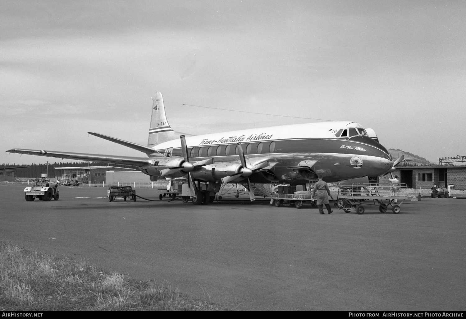 Aircraft Photo of VH-TVI | Vickers 756D Viscount | Trans-Australia Airlines - TAA | AirHistory.net #662045