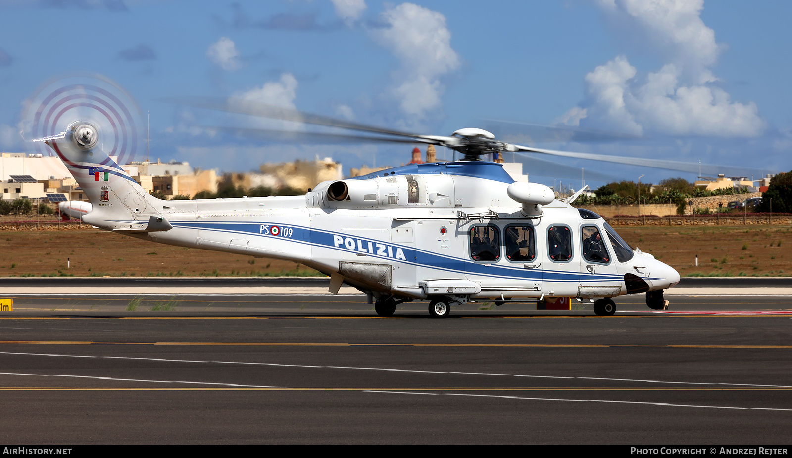 Aircraft Photo of MM81815 | Leonardo AW-139 | Italy - Polizia | AirHistory.net #662060