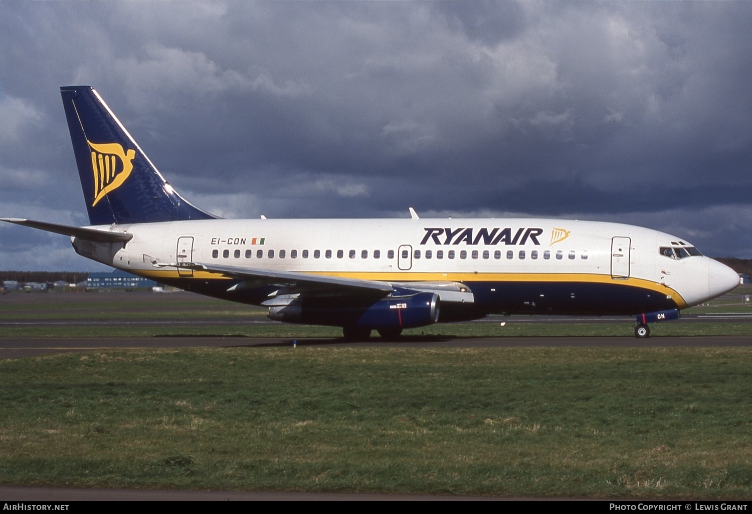 Aircraft Photo of EI-CON | Boeing 737-2T5/Adv | Ryanair | AirHistory.net #662079
