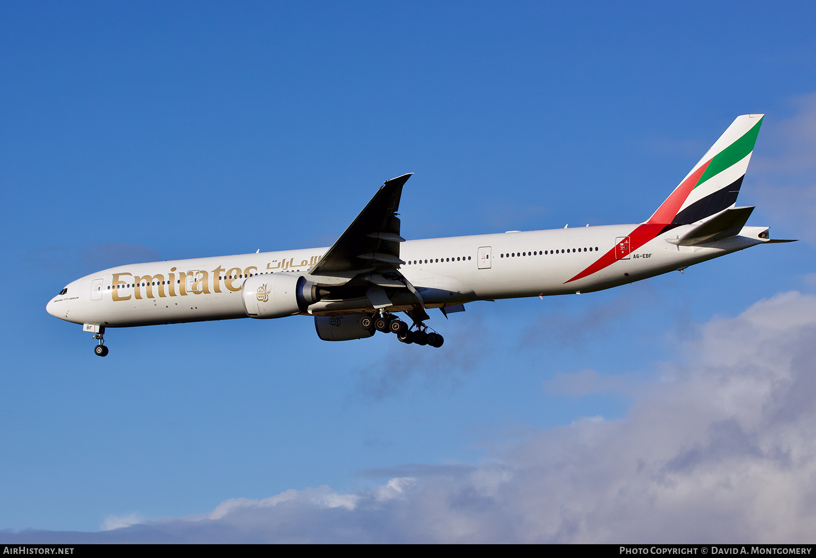 Aircraft Photo of A6-EBF | Boeing 777-31H/ER | Emirates | AirHistory.net #662099