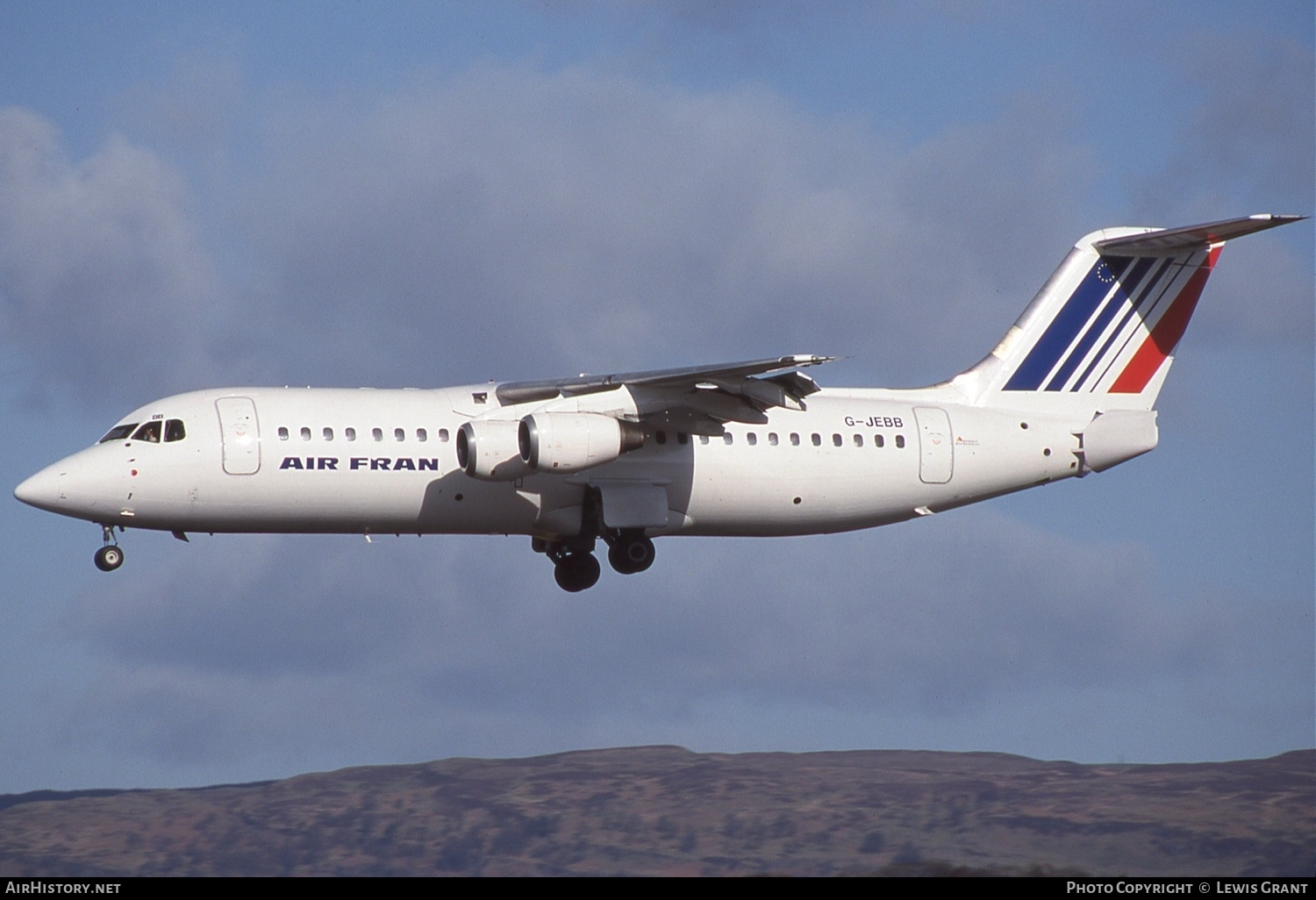 Aircraft Photo of G-JEBB | British Aerospace BAe-146-300 | Air France | AirHistory.net #662100