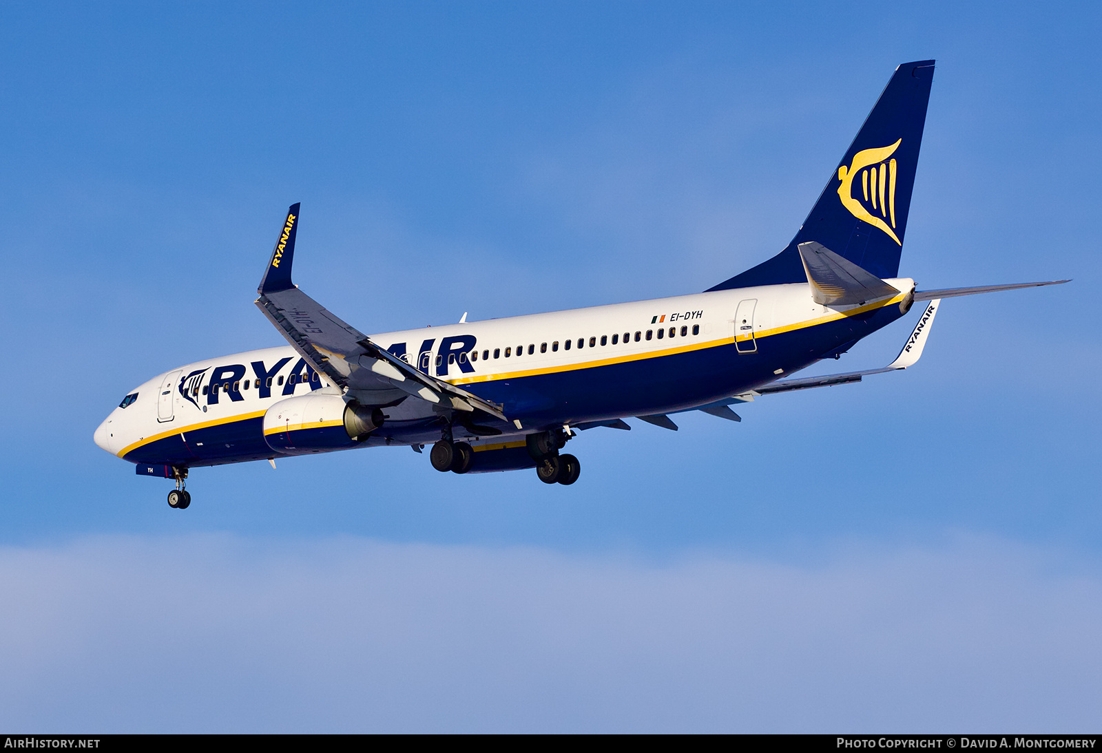Aircraft Photo of EI-DYH | Boeing 737-8AS | Ryanair | AirHistory.net #662103
