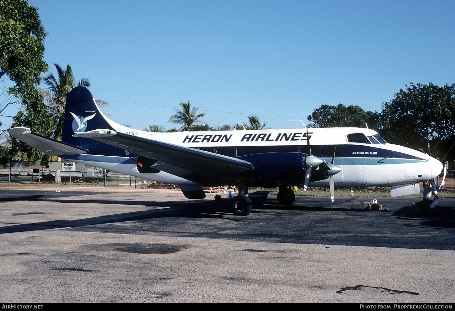 Aircraft Photo of VH-NJI | De Havilland D.H. 114 Heron 2D | Heron Airlines | AirHistory.net #662109