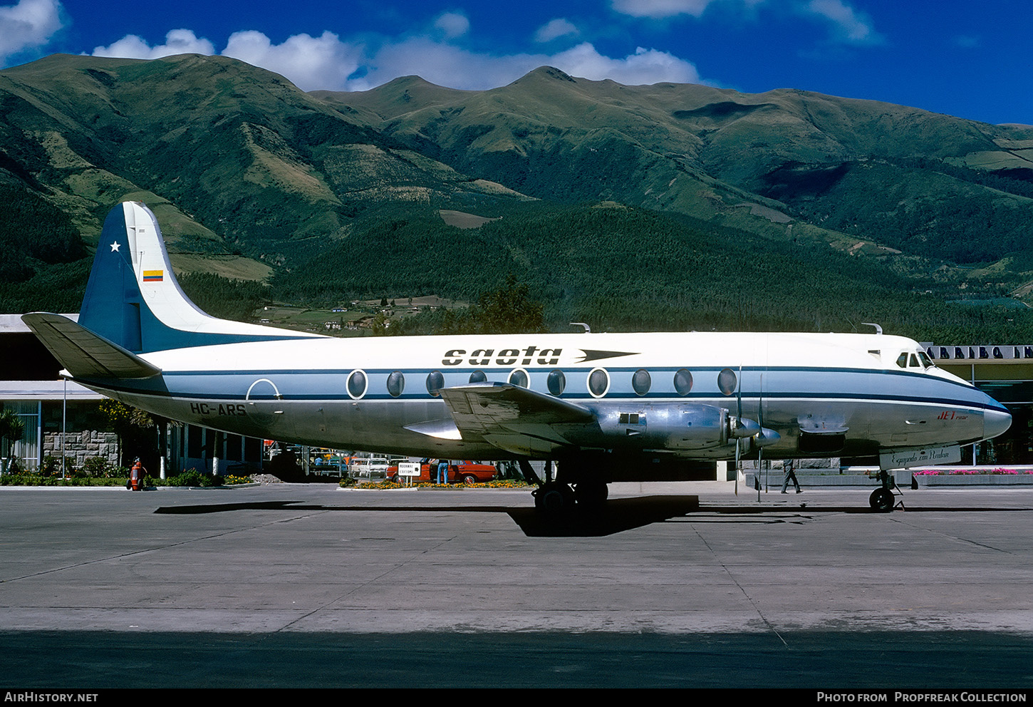Aircraft Photo of HC-ARS | Vickers 785D Viscount | SAETA | AirHistory.net #662110