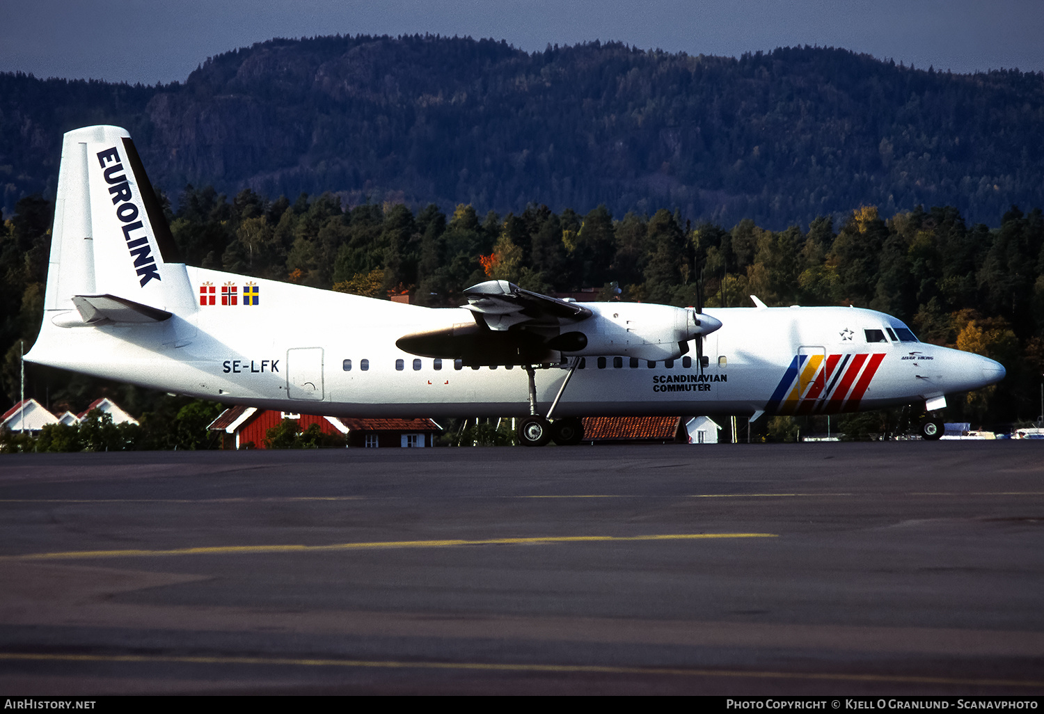 Aircraft Photo of SE-LFK | Fokker 50 | Scandinavian Commuter - Eurolink | AirHistory.net #662127