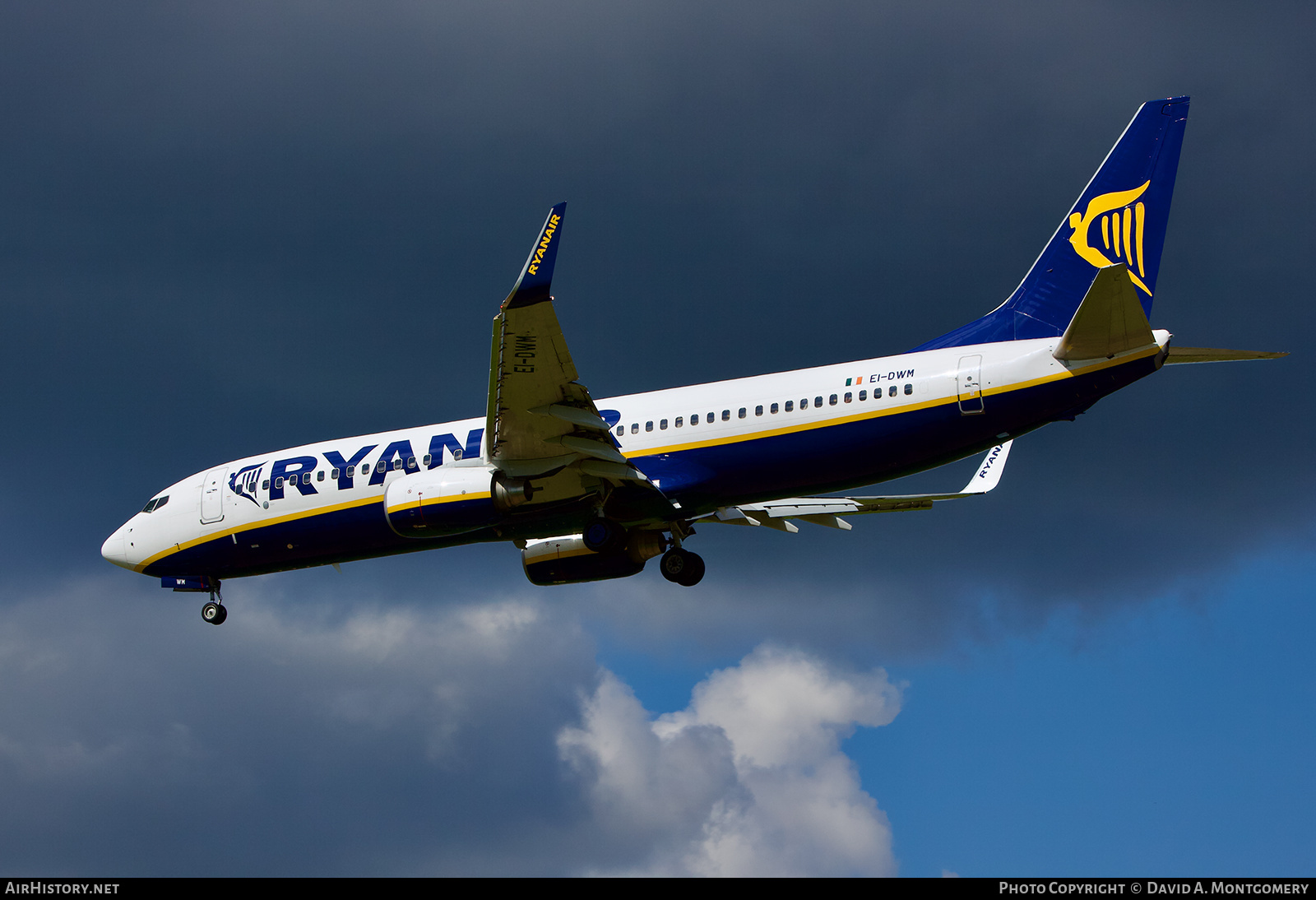 Aircraft Photo of EI-DWM | Boeing 737-8AS | Ryanair | AirHistory.net #662131