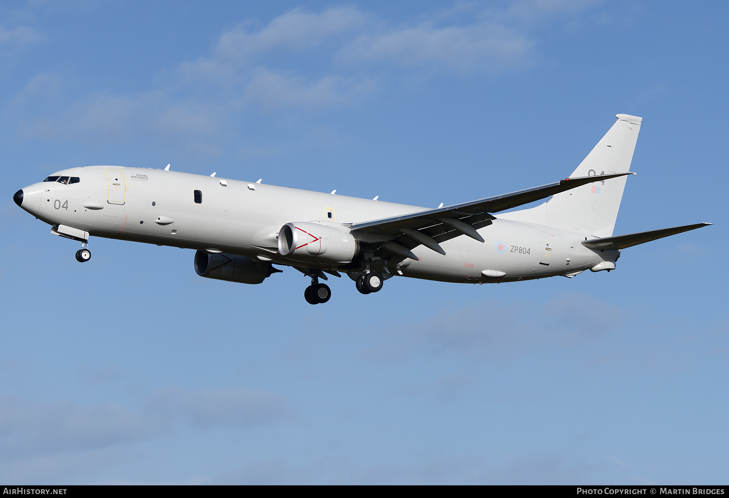 Aircraft Photo of ZP804 | Boeing P-8A Poseidon MRA1 | UK - Air Force | AirHistory.net #662145