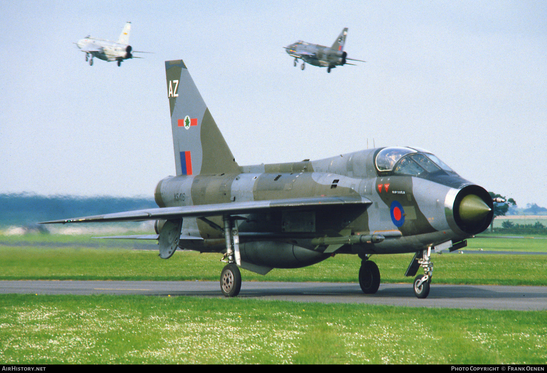 Aircraft Photo of XS416 | English Electric Lightning T5 | UK - Air Force | AirHistory.net #662164