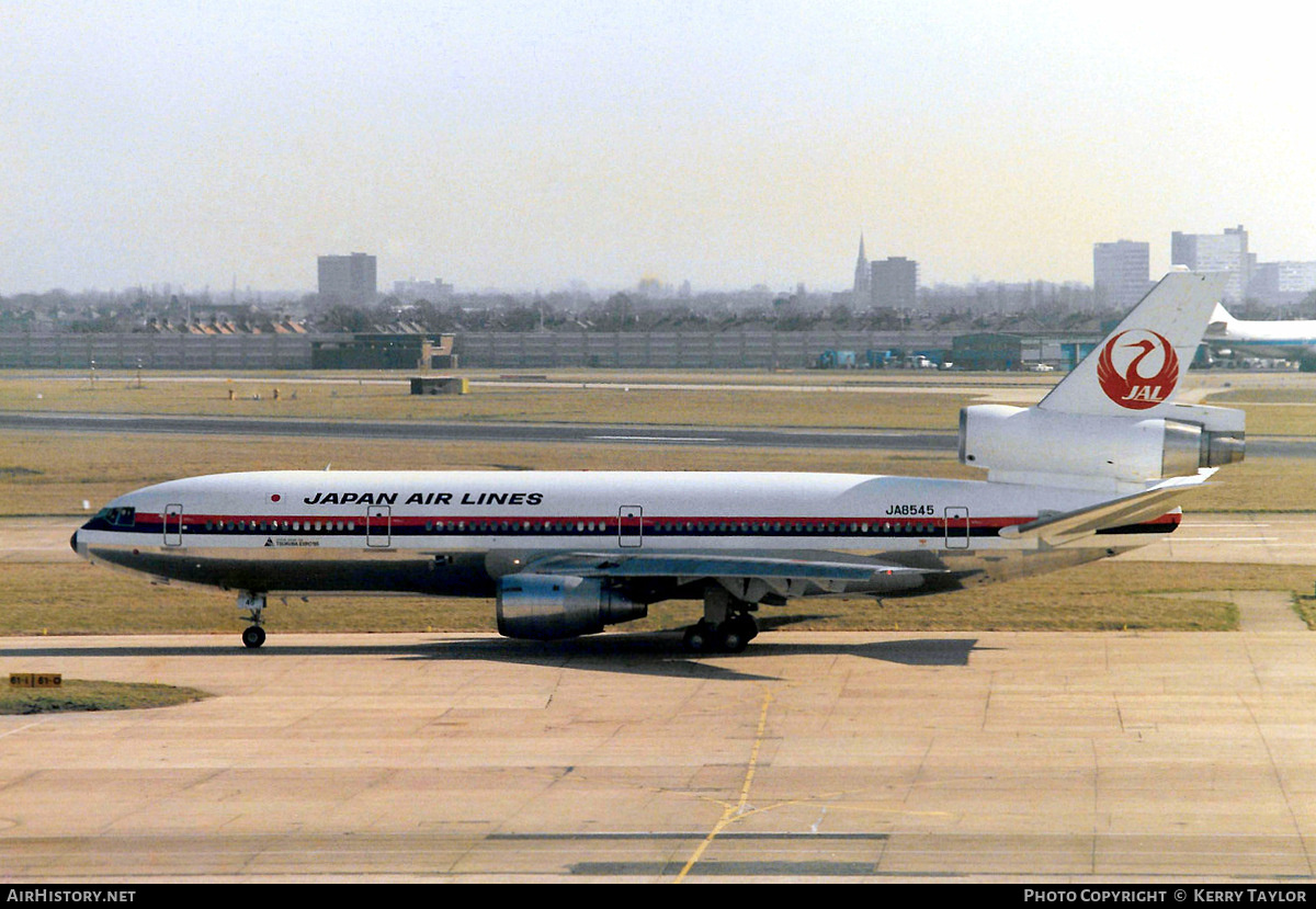 Aircraft Photo of JA8545 | McDonnell Douglas DC-10-40 | Japan Airlines - JAL | AirHistory.net #662171