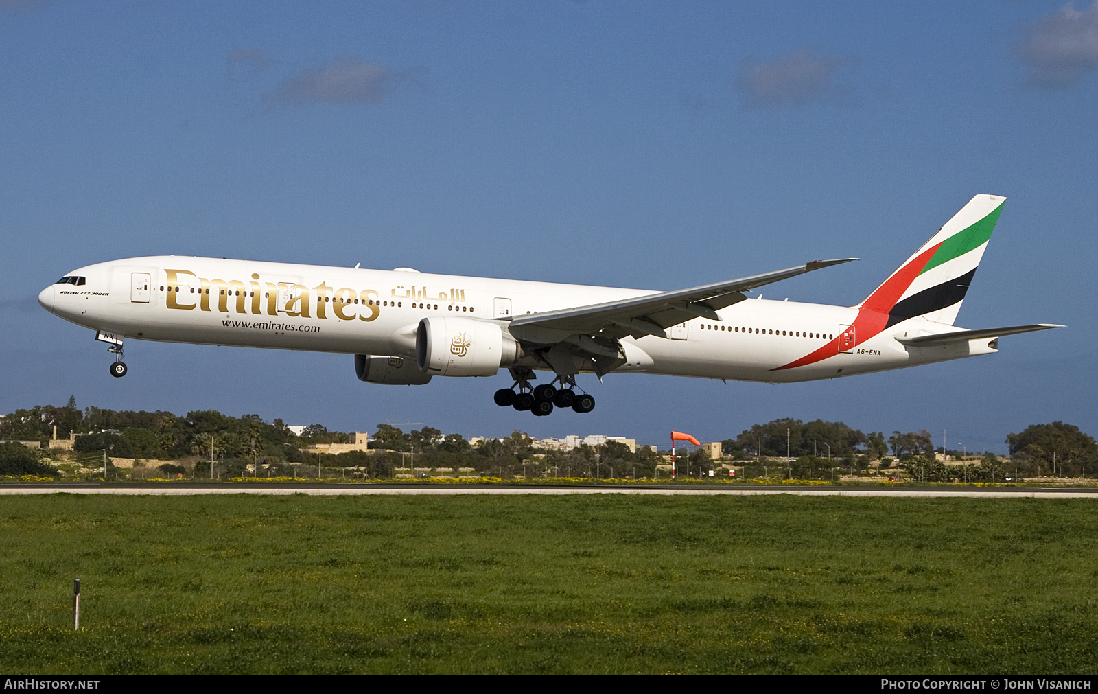 Aircraft Photo of A6-ENX | Boeing 777-31H/ER | Emirates | AirHistory.net #662190