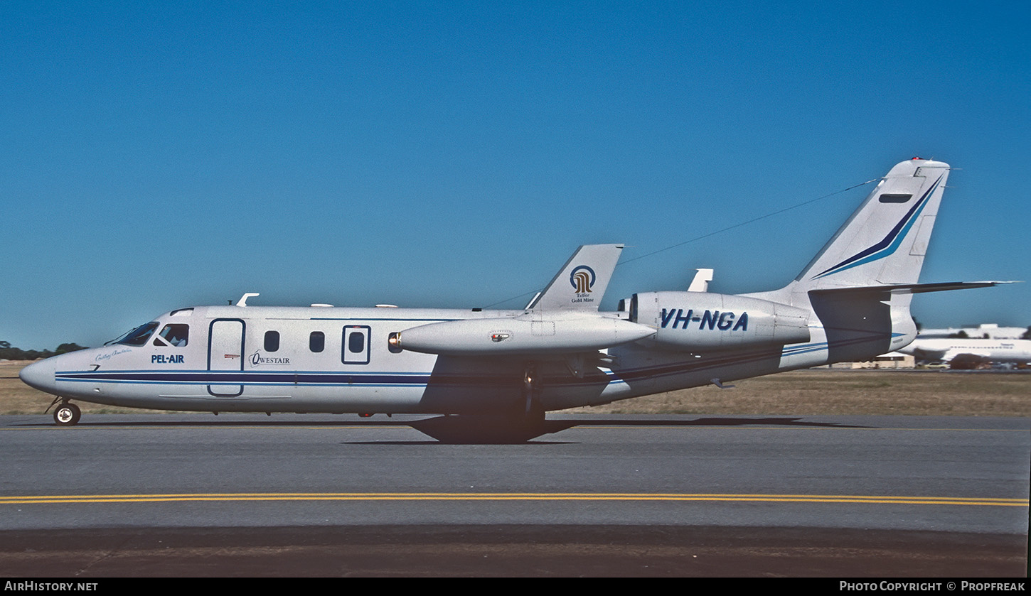 Aircraft Photo of VH-NGA | Israel Aircraft Industries IAI-1124A Westwind 2 | Pel-Air Aviation | AirHistory.net #662224