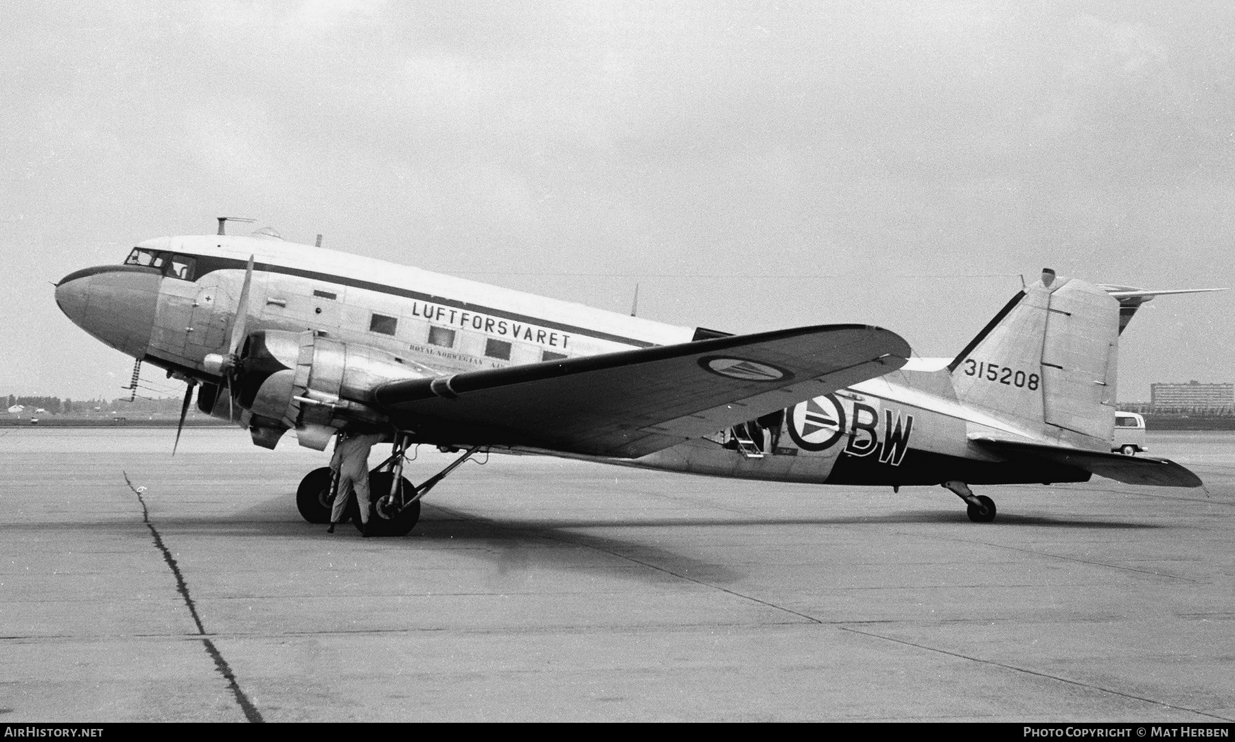 Aircraft Photo of 315208 | Douglas C-47A Skytrain | Norway - Air Force | AirHistory.net #662242