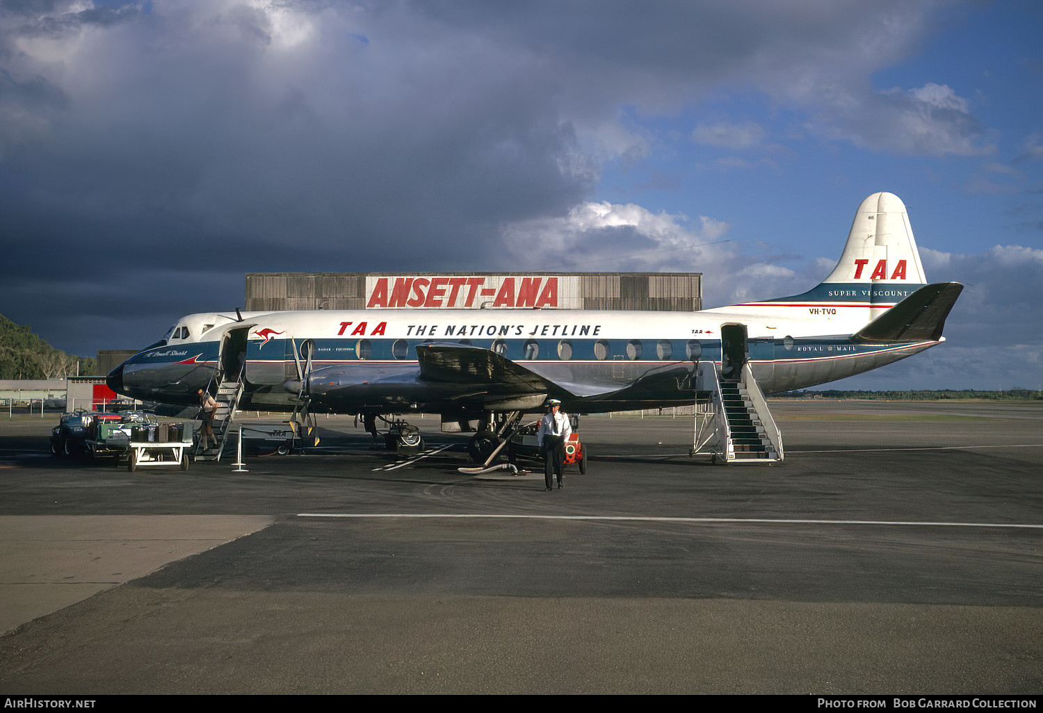 Aircraft Photo of VH-TVQ | Vickers 816 Viscount | Trans-Australia Airlines - TAA | AirHistory.net #662249