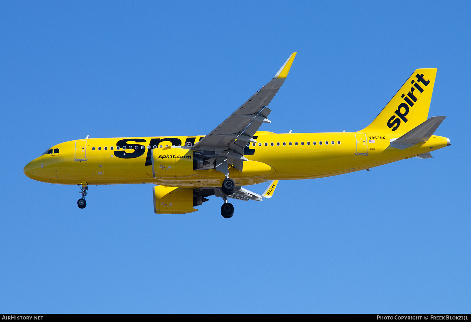 Aircraft Photo of N962NK | Airbus A320-271N | Spirit Airlines | AirHistory.net #662257