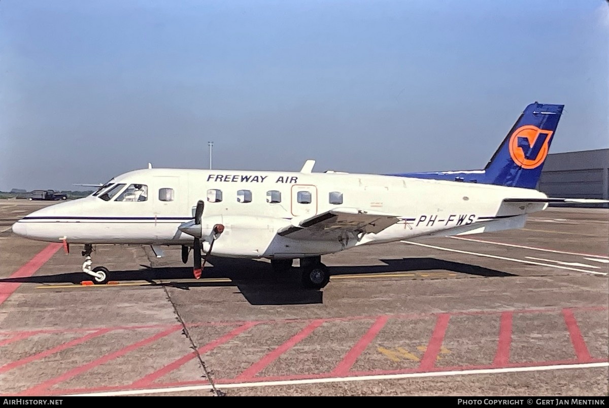 Aircraft Photo of PH-FWS | Embraer EMB-110P1 Bandeirante | Freeway Air | AirHistory.net #662284