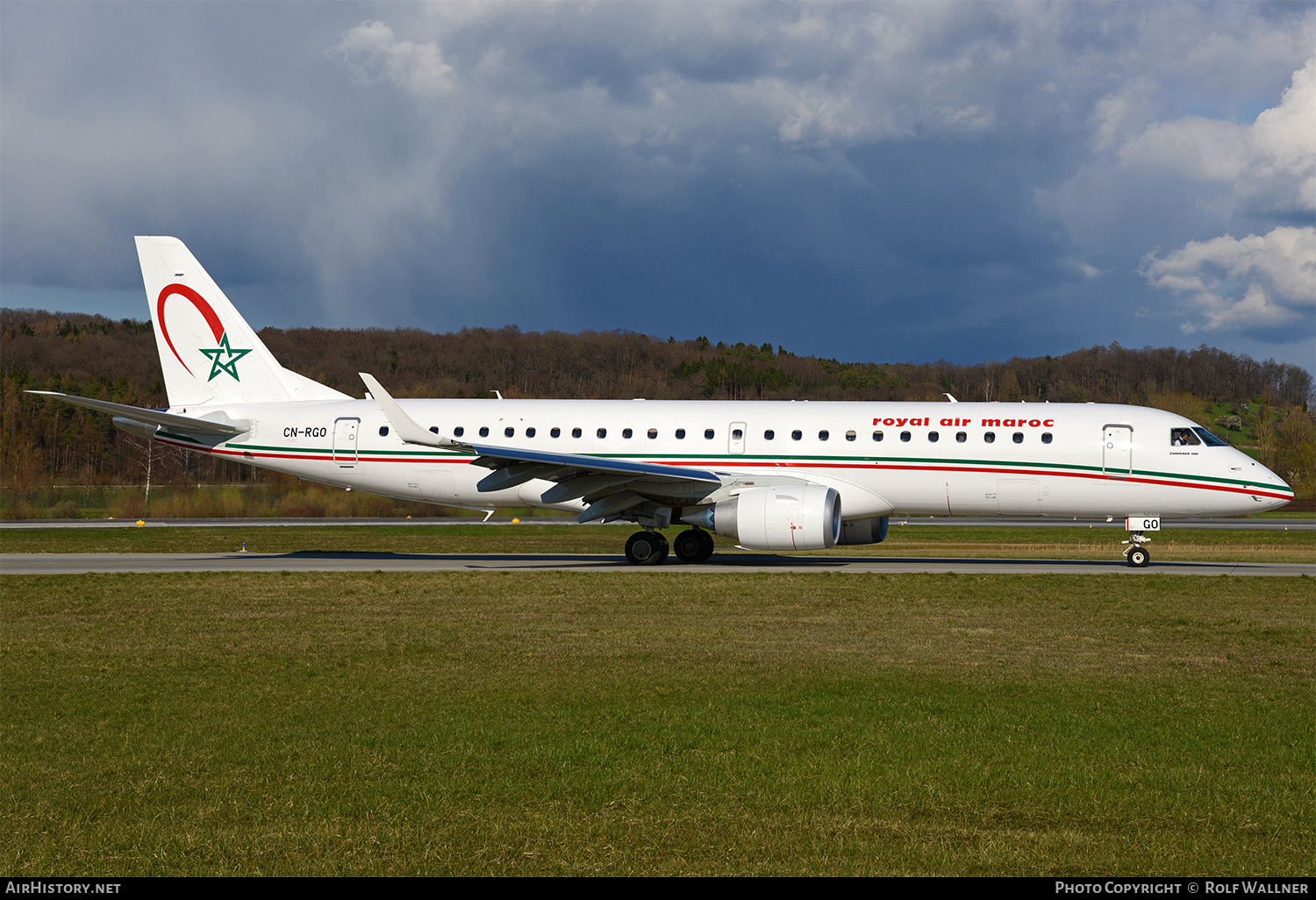 Aircraft Photo of CN-RGO | Embraer 190AR (ERJ-190-100IGW) | Royal Air Maroc - RAM | AirHistory.net #662291