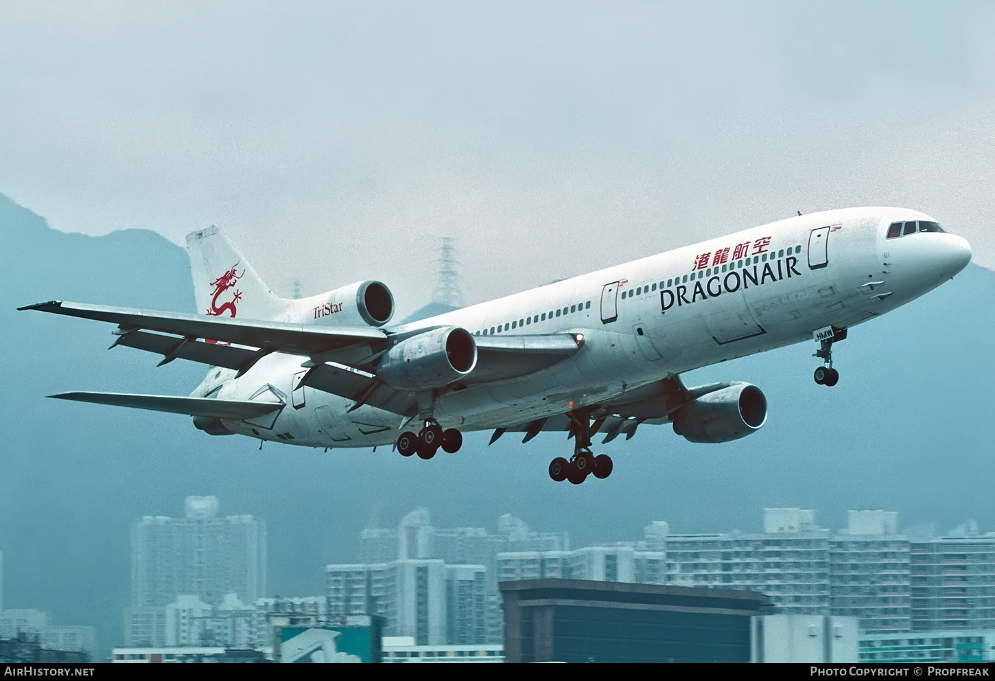 Aircraft Photo of VR-HMW | Lockheed L-1011-385-1 TriStar 1 | Dragonair | AirHistory.net #662300