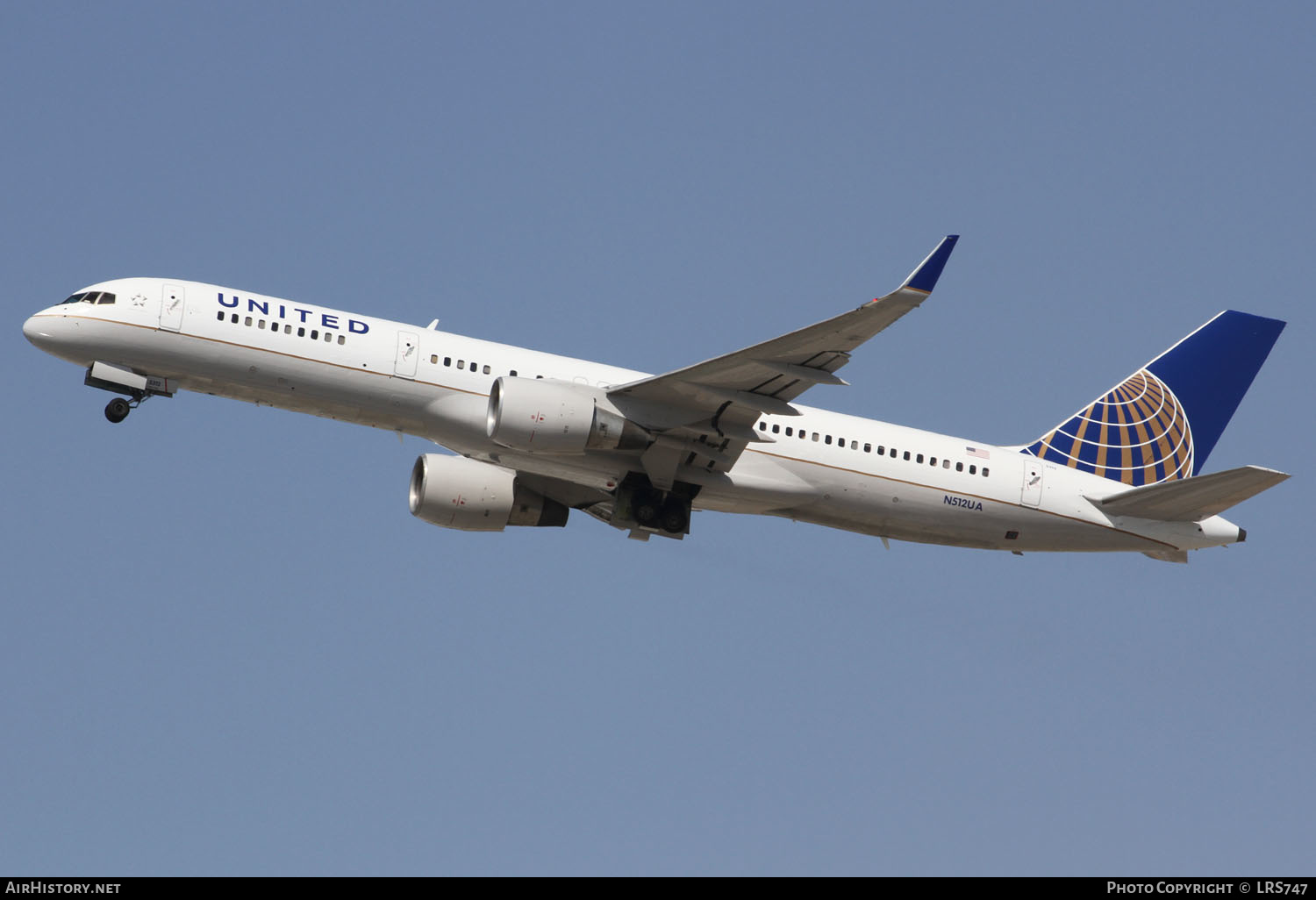 Aircraft Photo of N512UA | Boeing 757-222 | United Airlines | AirHistory.net #662307