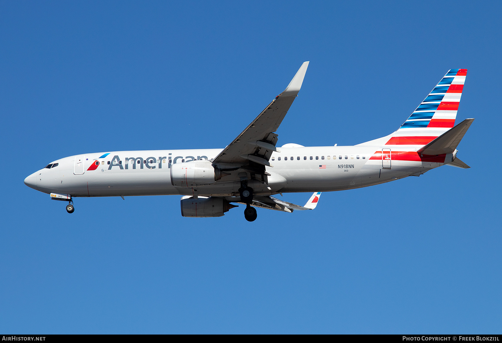 Aircraft Photo of N918NN | Boeing 737-823 | American Airlines | AirHistory.net #662318