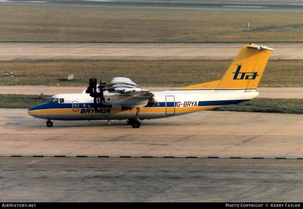 Aircraft Photo of G-BRYA | De Havilland Canada DHC-7-110 Dash 7 | Brymon Airways | AirHistory.net #662322