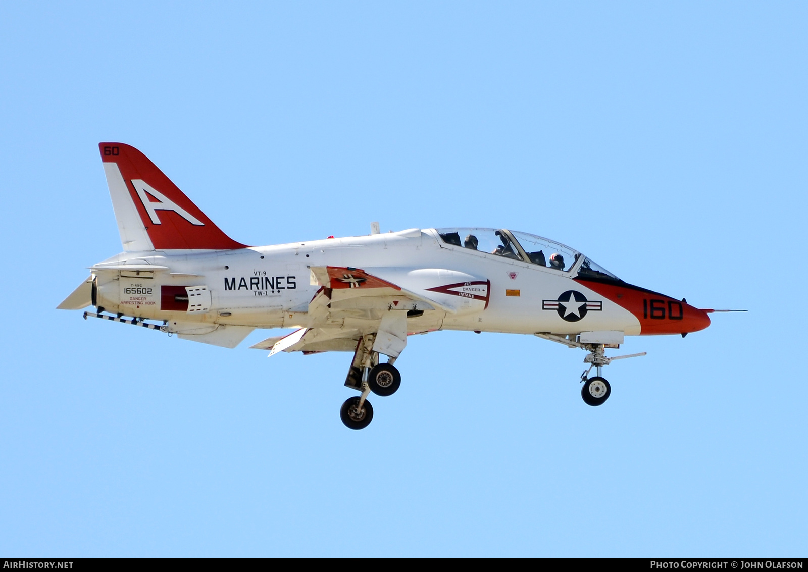 Aircraft Photo of 165602 | McDonnell Douglas T-45C Goshawk | USA - Marines | AirHistory.net #662342
