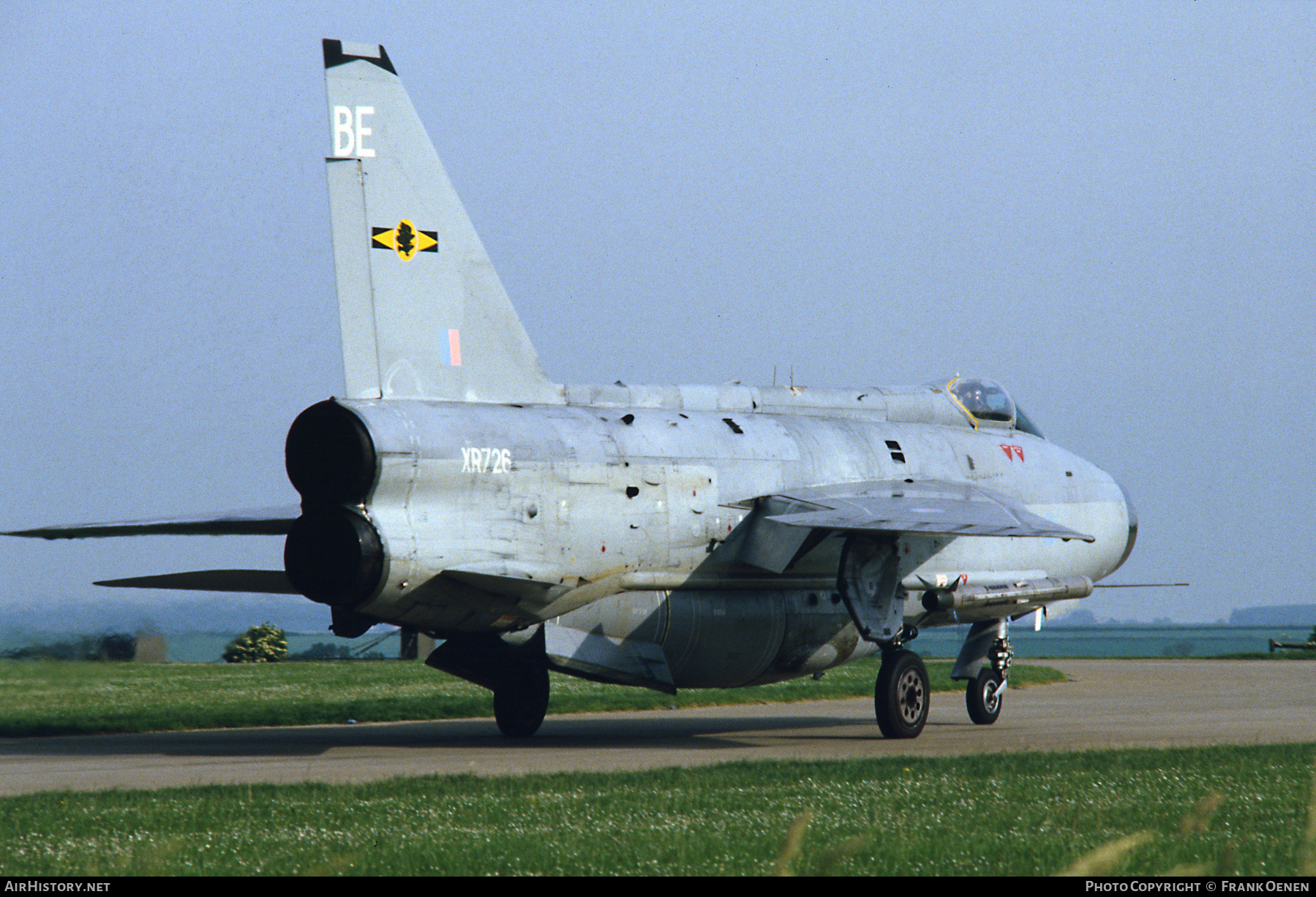 Aircraft Photo of XR726 | English Electric Lightning F6 | UK - Air Force | AirHistory.net #662347