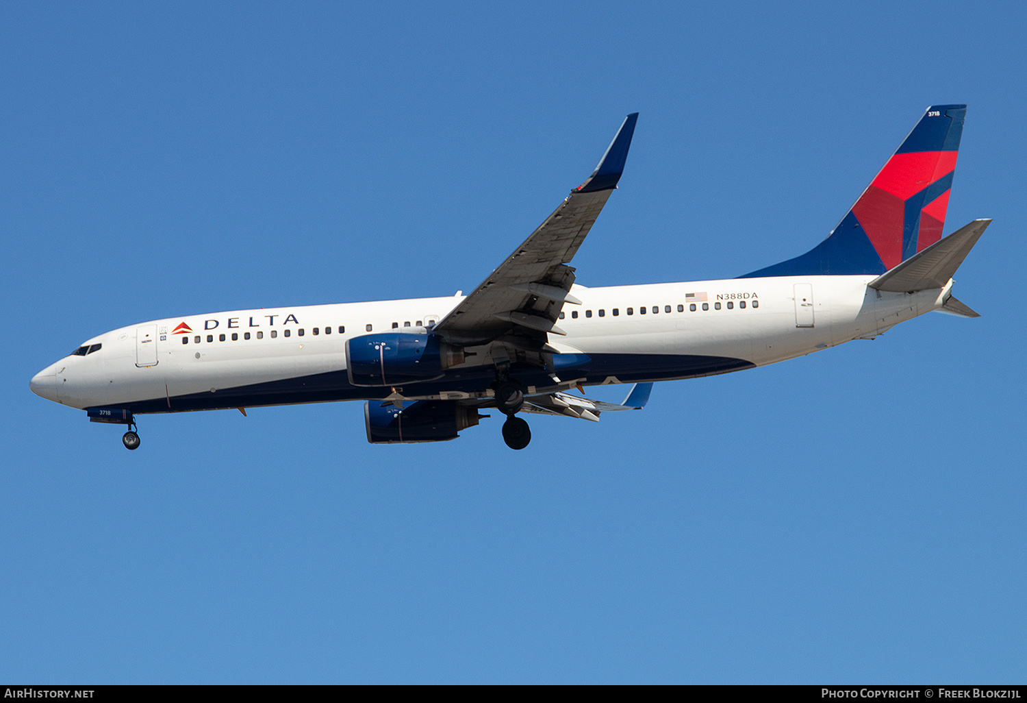 Aircraft Photo of N388DA | Boeing 737-832 | Delta Air Lines | AirHistory.net #662348
