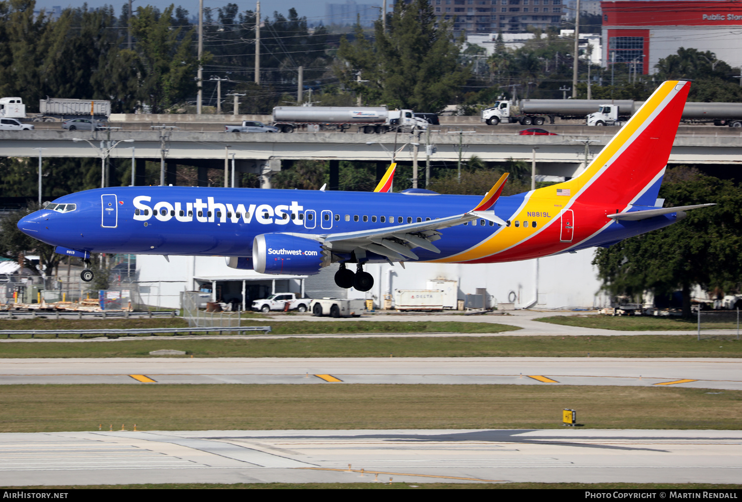 Aircraft Photo of N8819L | Boeing 737-8 Max 8 | Southwest Airlines | AirHistory.net #662371