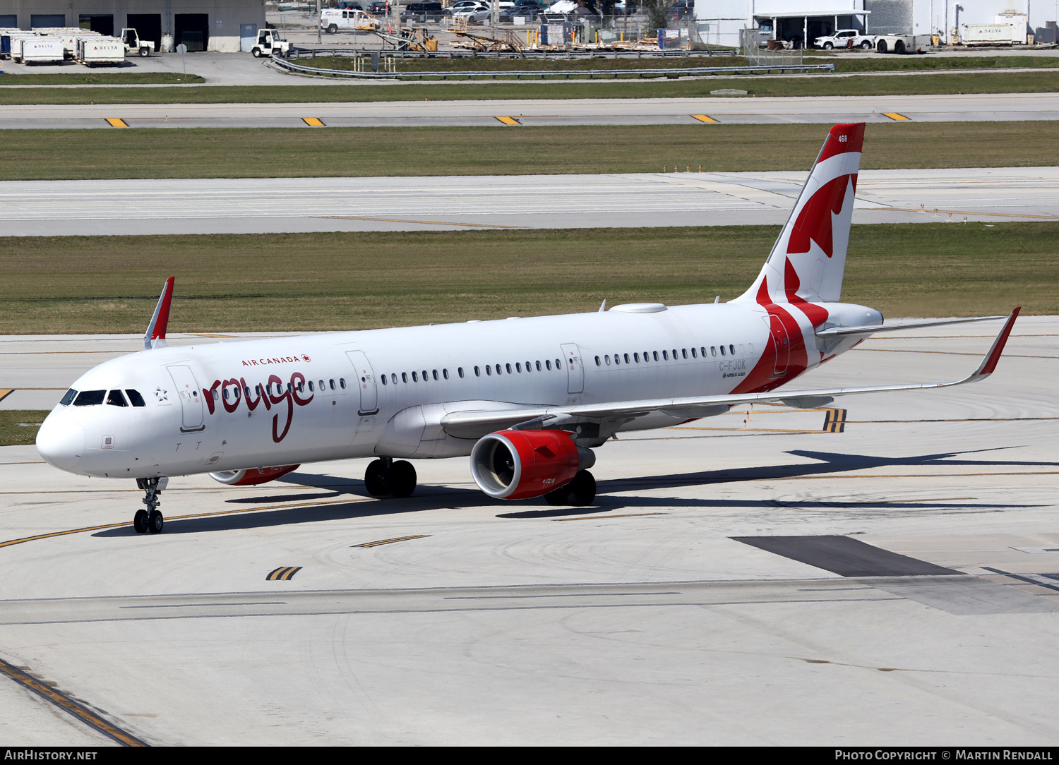 Aircraft Photo of C-FJOK | Airbus A321-211 | Air Canada Rouge | AirHistory.net #662374