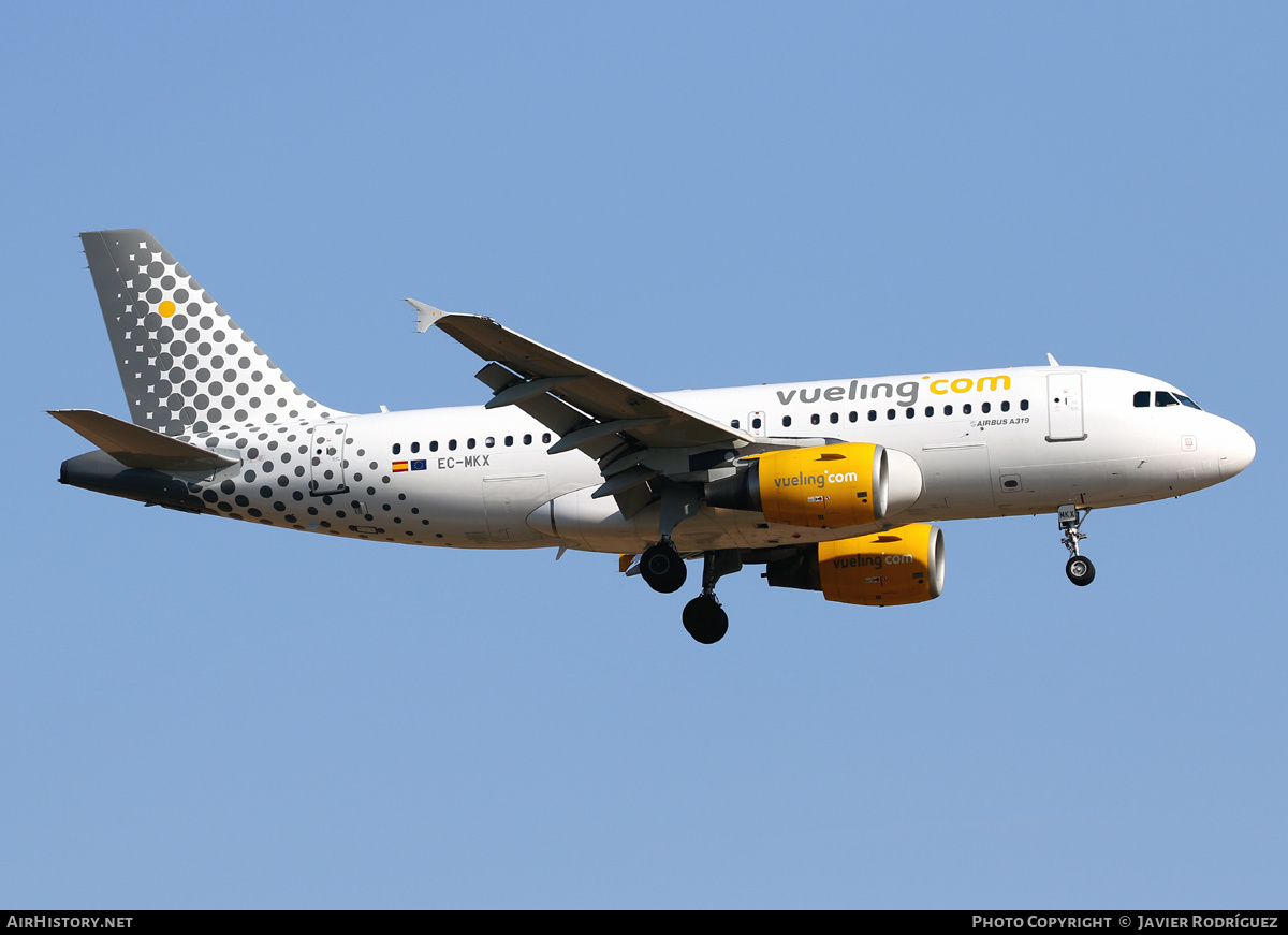 Aircraft Photo of EC-MKX | Airbus A319-111 | Vueling Airlines | AirHistory.net #662413