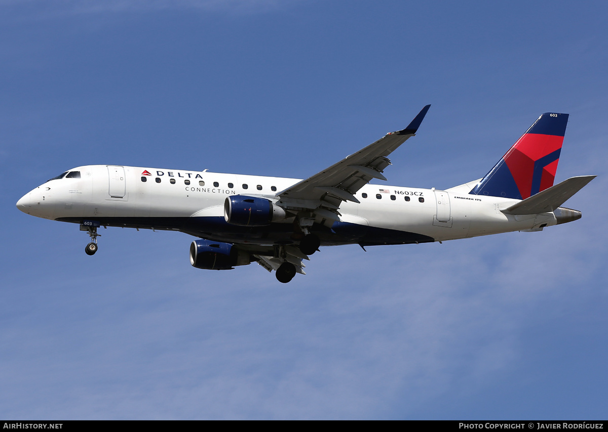 Aircraft Photo of N603CZ | Embraer 175LR (ERJ-170-200LR) | Delta Connection | AirHistory.net #662437