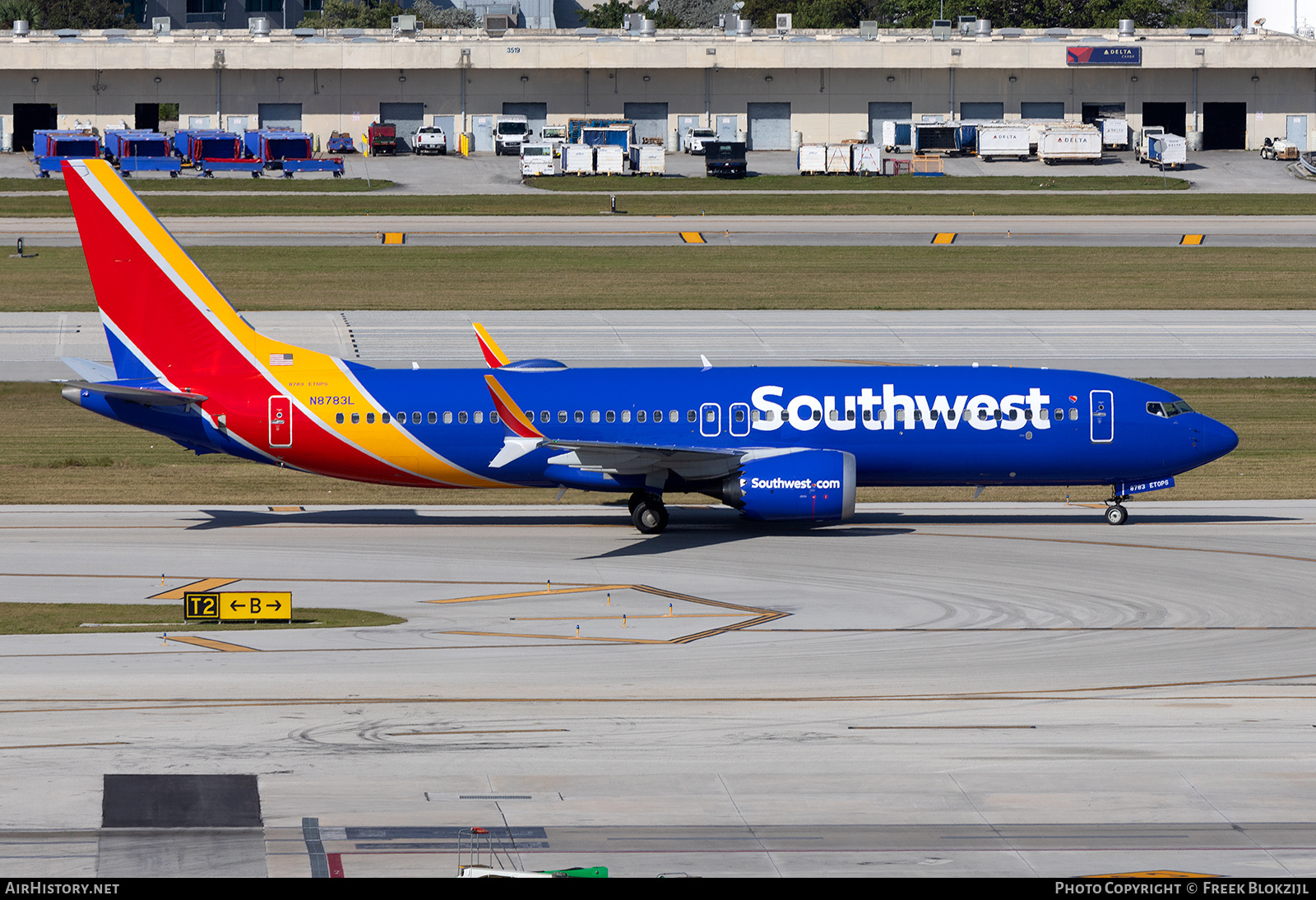 Aircraft Photo of N8783L | Boeing 737-8 Max 8 | Southwest Airlines | AirHistory.net #662442