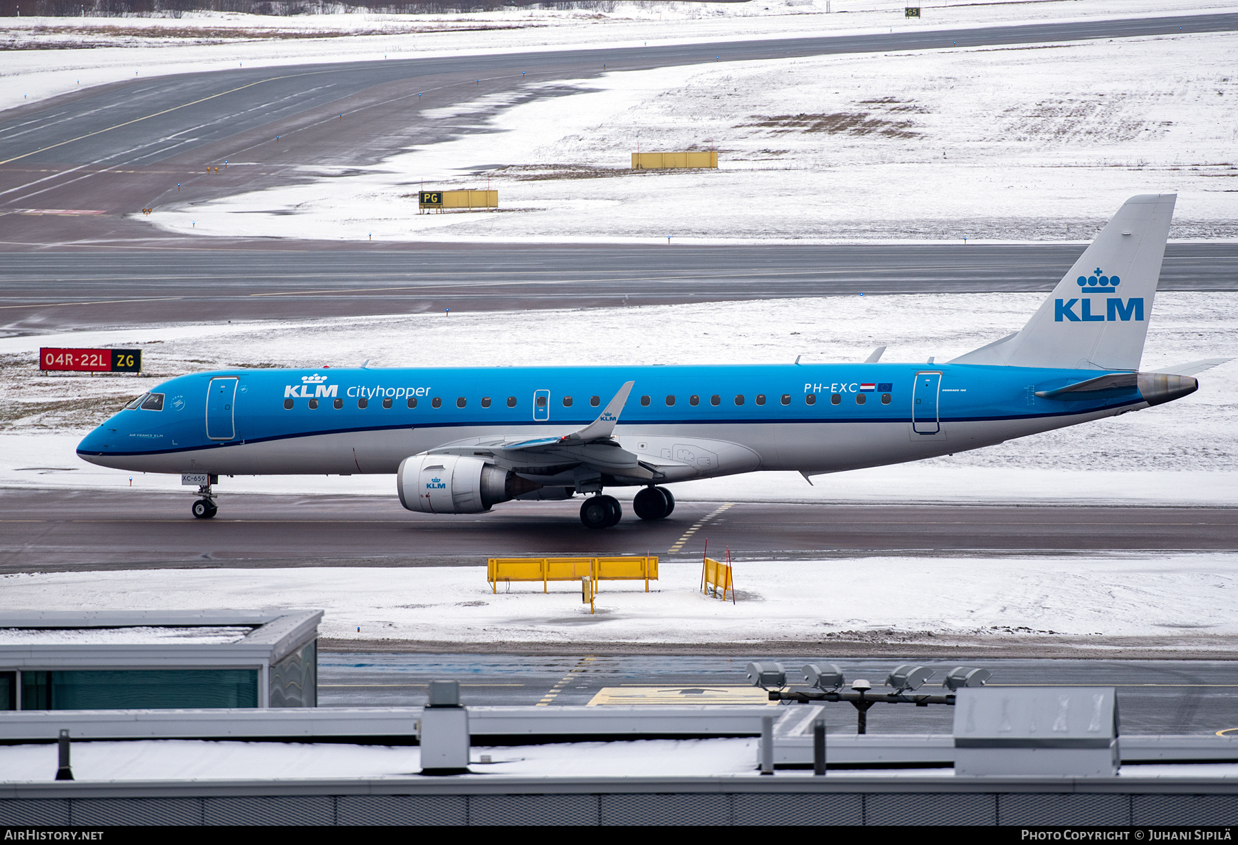 Aircraft Photo of PH-EXC | Embraer 190STD (ERJ-190-100STD) | KLM Cityhopper | AirHistory.net #662447