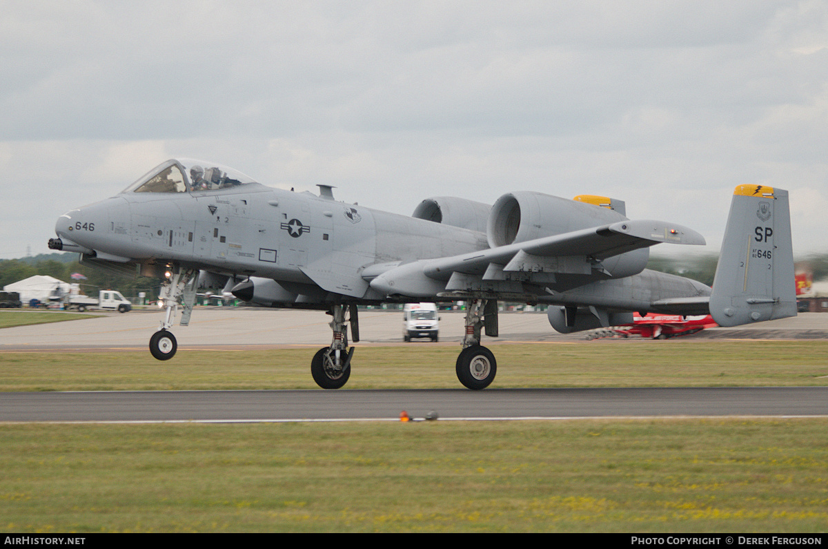 Aircraft Photo of 82-0646 / AF82-646 | Fairchild A-10A Thunderbolt II | USA - Air Force | AirHistory.net #662458