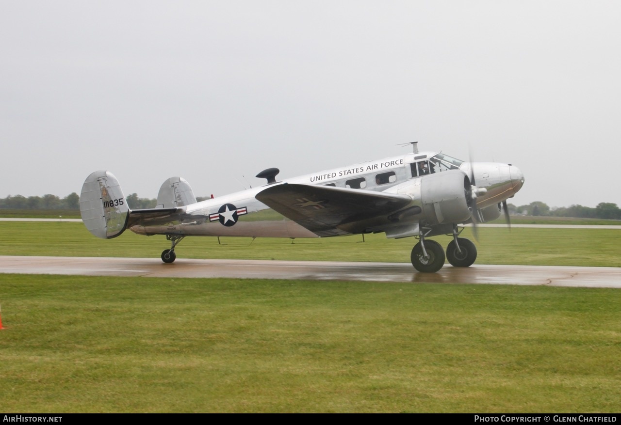 Aircraft Photo of N213DE / 111835 | Beech C-45H Expeditor | USA - Air Force | AirHistory.net #662466