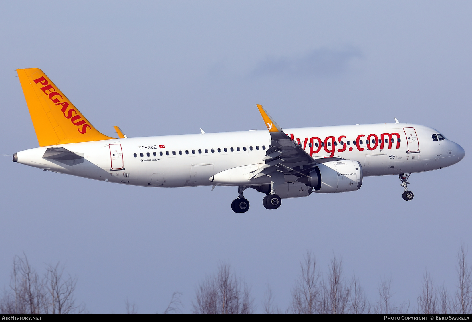 Aircraft Photo of TC-NCE | Airbus A320-251N | Pegasus Airlines | AirHistory.net #662488