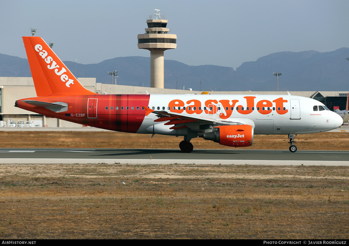 Aircraft Photo of G-EZBF | Airbus A319-111 | EasyJet | AirHistory.net #662491