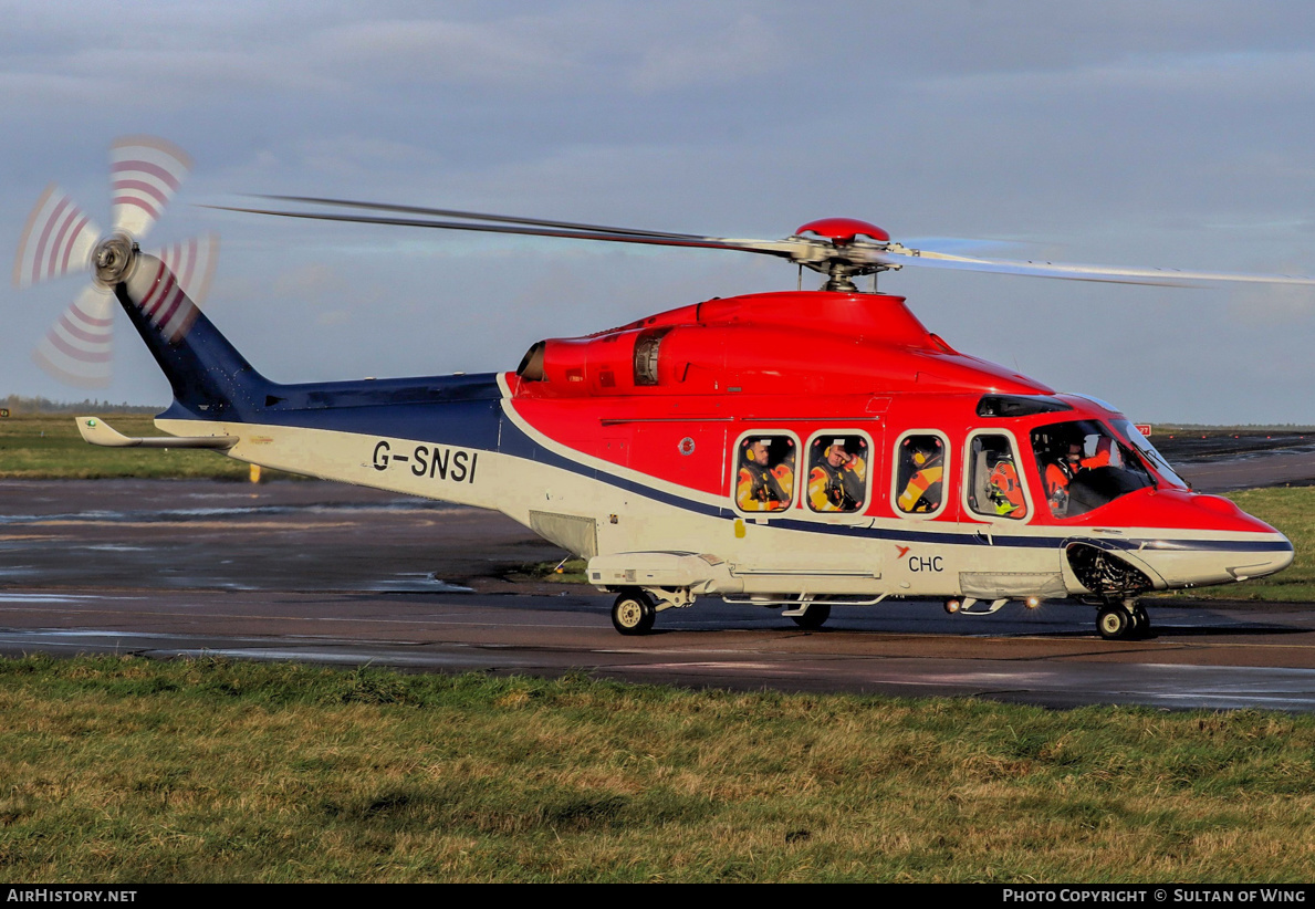 Aircraft Photo of G-SNSI | AgustaWestland AW-139 | CHC Helicopters | AirHistory.net #662494