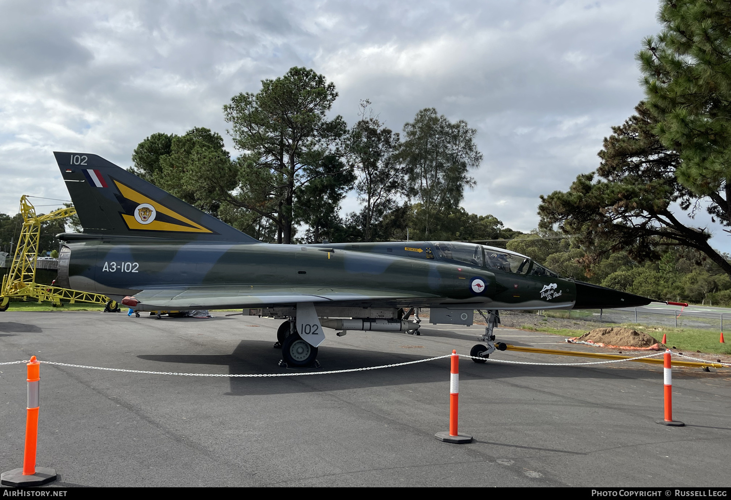 Aircraft Photo of A3-102 | Dassault Mirage IIID | Australia - Air Force | AirHistory.net #662519