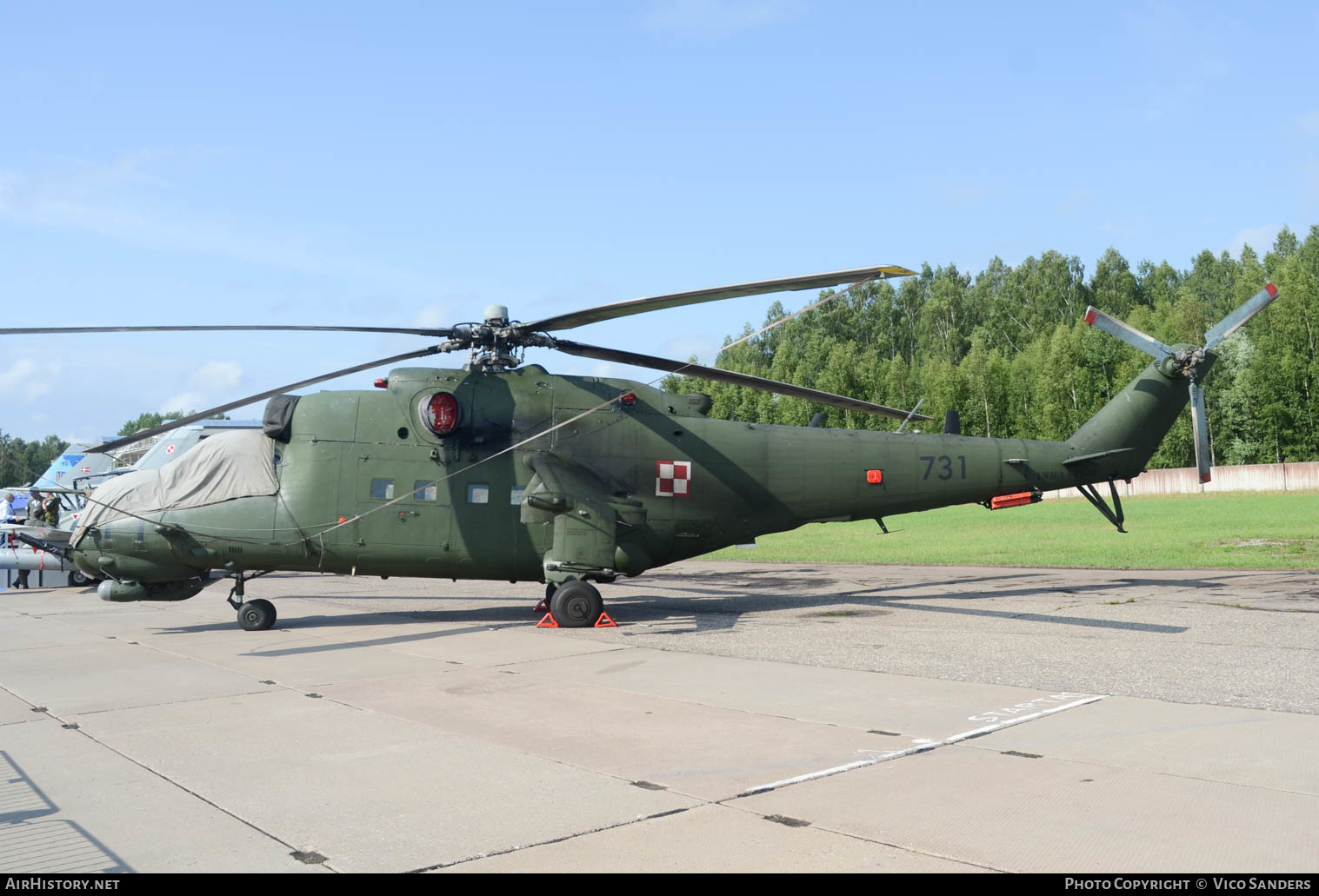 Aircraft Photo of 731 | Mil Mi-24V-1 | Poland - Air Force | AirHistory.net #662523