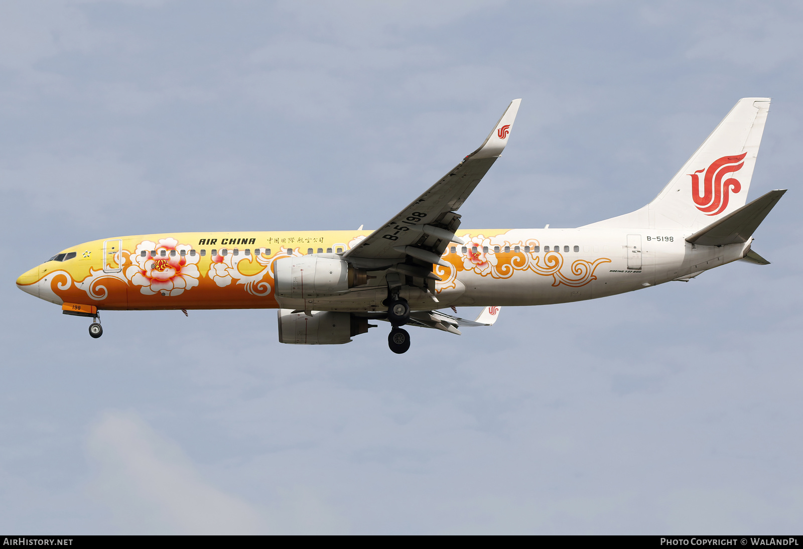 Aircraft Photo of B-5198 | Boeing 737-89L | Air China | AirHistory.net #662530