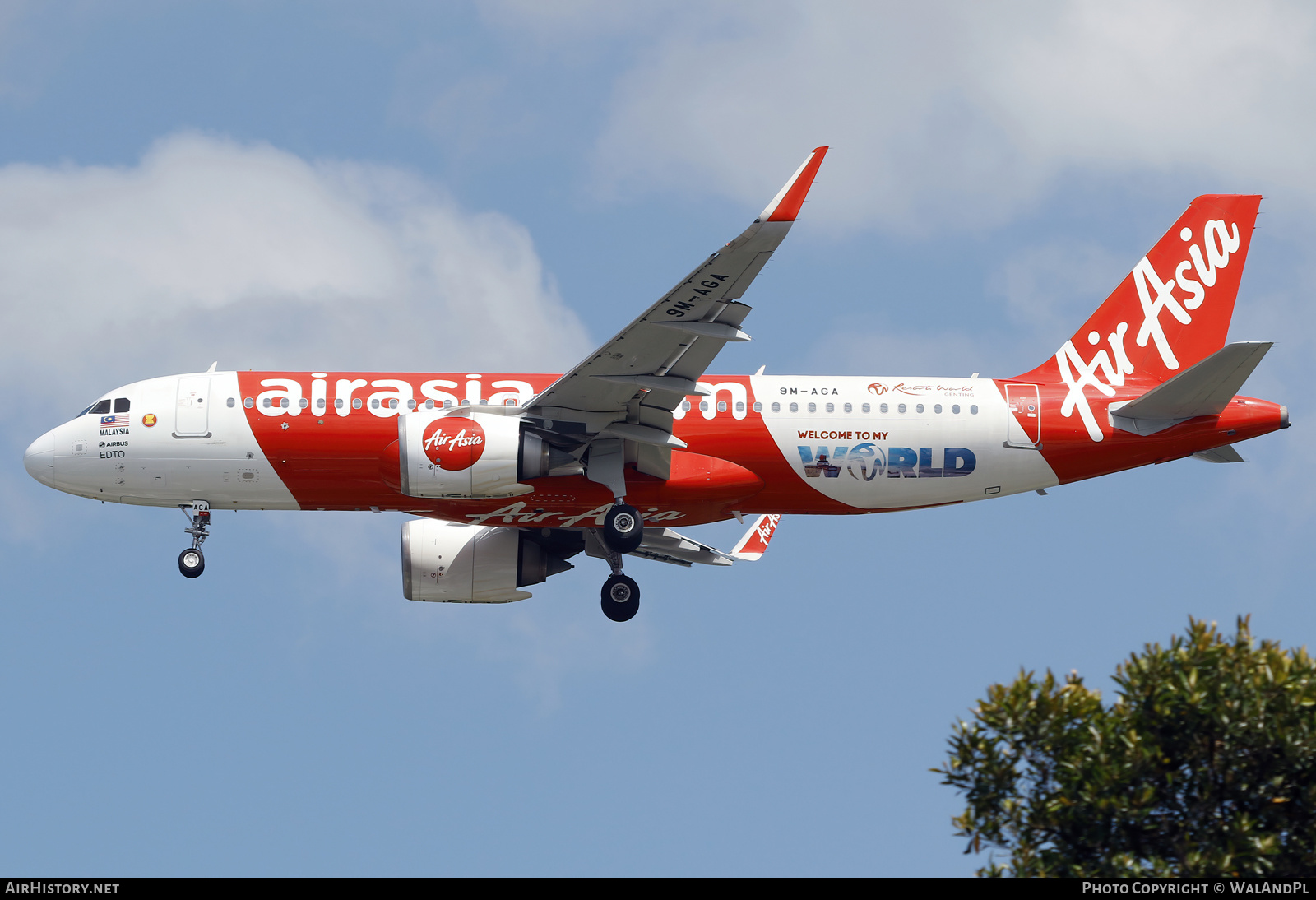 Aircraft Photo of 9M-AGA | Airbus A320-251N | AirAsia | AirHistory.net #662536